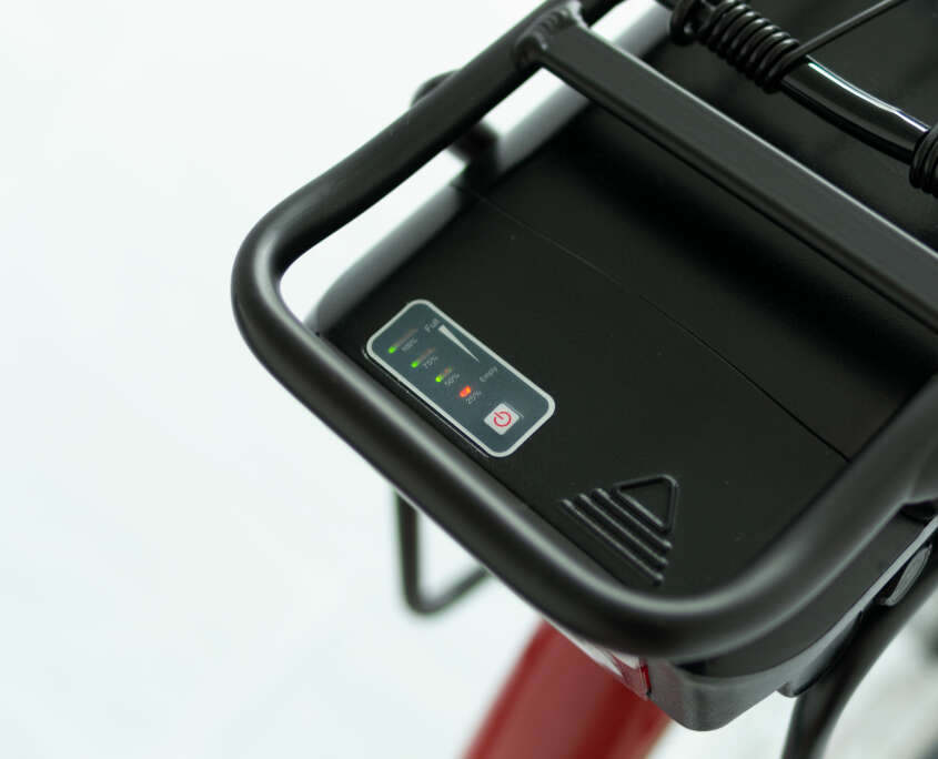 E-Bike Rot Detail Akku