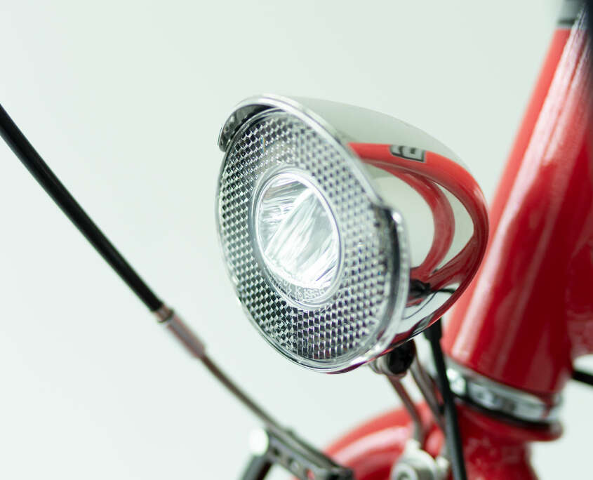 E-Bike Rot Detail Licht