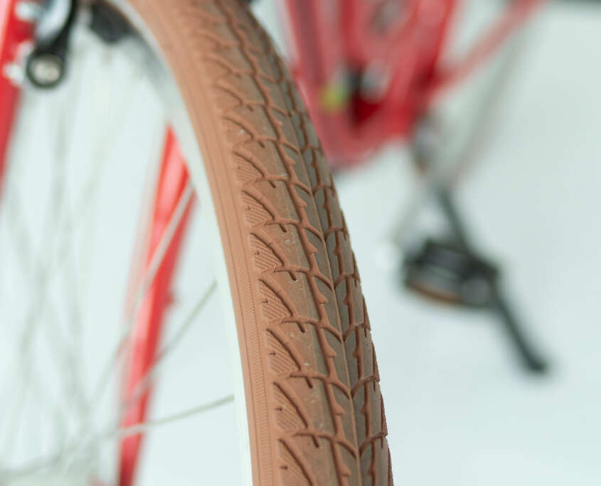 E-Bike Rot Detail Reifen 3